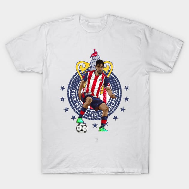 Rodolfo Pizarro Guadalajara T-Shirt by akyanyme